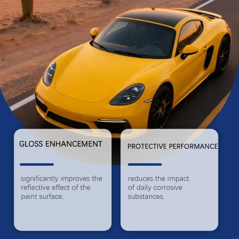 M76E Advanced Auto Ceramic Coating Sprays with Hydrophobic Water Beading Effect 120Ml