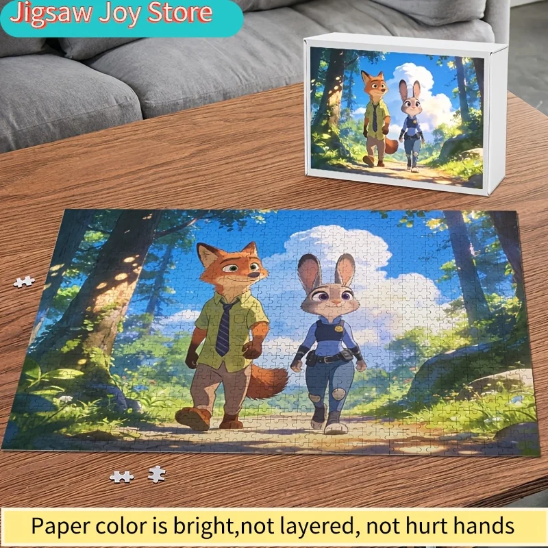 

Пазл Disney Crazy City «Джуди Хоппс и Ник Вайлд», 1000 деталей — сложная головоломка для взрослых, игра на день рождения