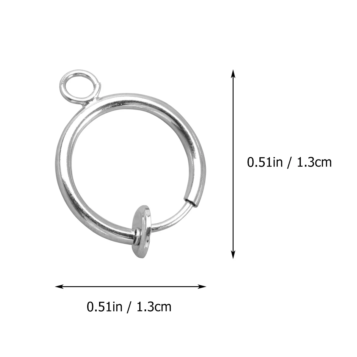 60 PCS Delicate Earrings Accessories Beautiful Clip DIY Jewelry Making Supplies Clips for