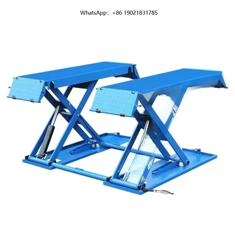 Customized 1.2m/1.4m/1.6m  Hydraulic Mobile Scissor Car Lift with Double Cylinder with CE Certification