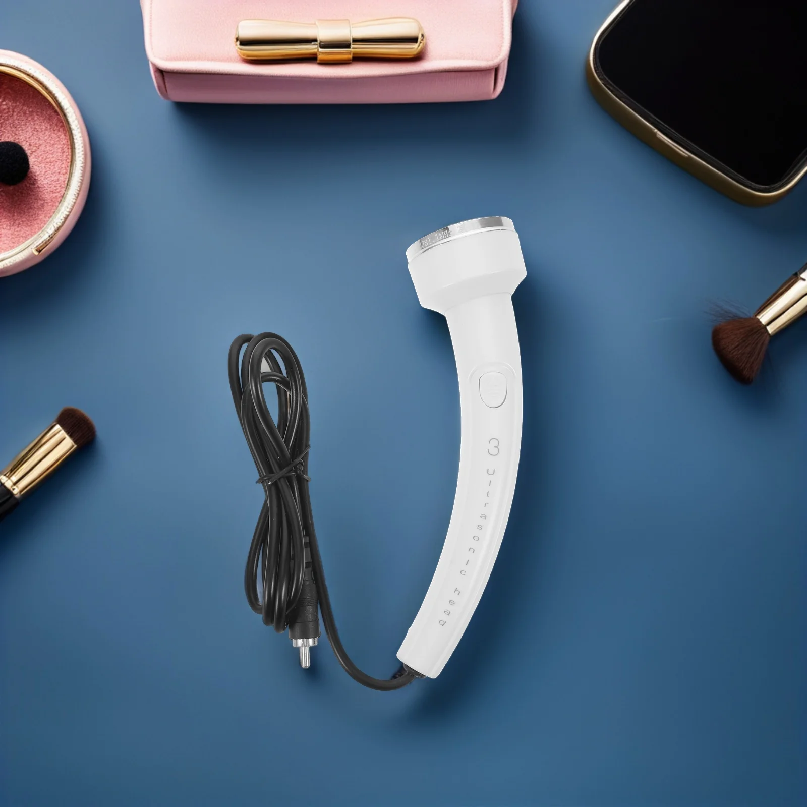 Ultrasone huidverzorging instrument sonde vervanging voor diepe reiniging poriën mee-eter verwijderen gezicht nek massager sonde hoofd