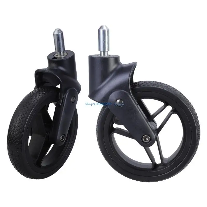 K9FF 어린이 유모차 앞 팔걸이 유모차 고무 휠 Yoya Max용