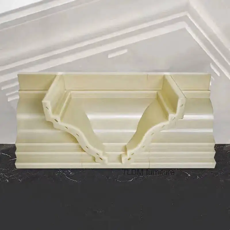 Roman Column Eaves Line Mold Villa Exterior Wall Decoration Cast-in-place Cement Drip Line Beam Support Gutter Eaves Line Mold