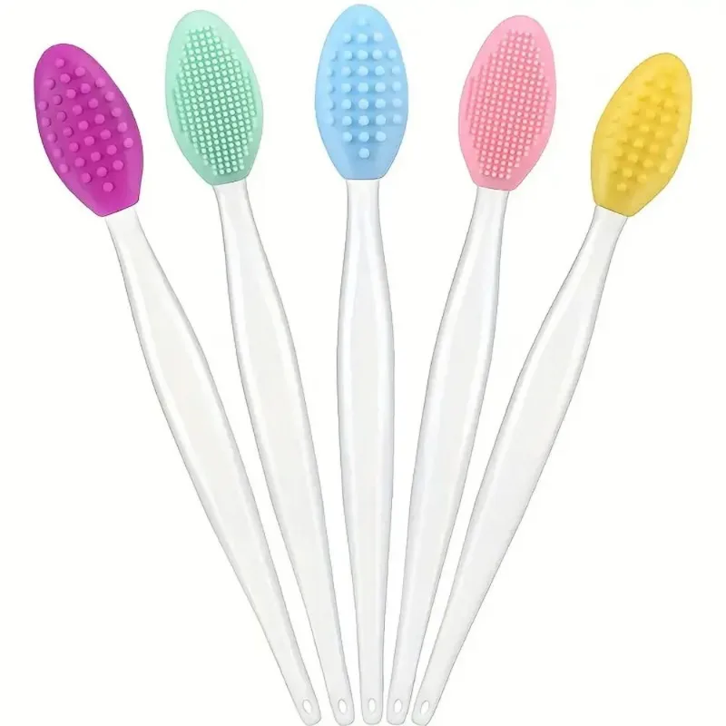 Beauty Skin Care Wash Face Silicone Brush Exfoliating Nose Clean Blackhead Removal Brushes Tools With Replacement Head