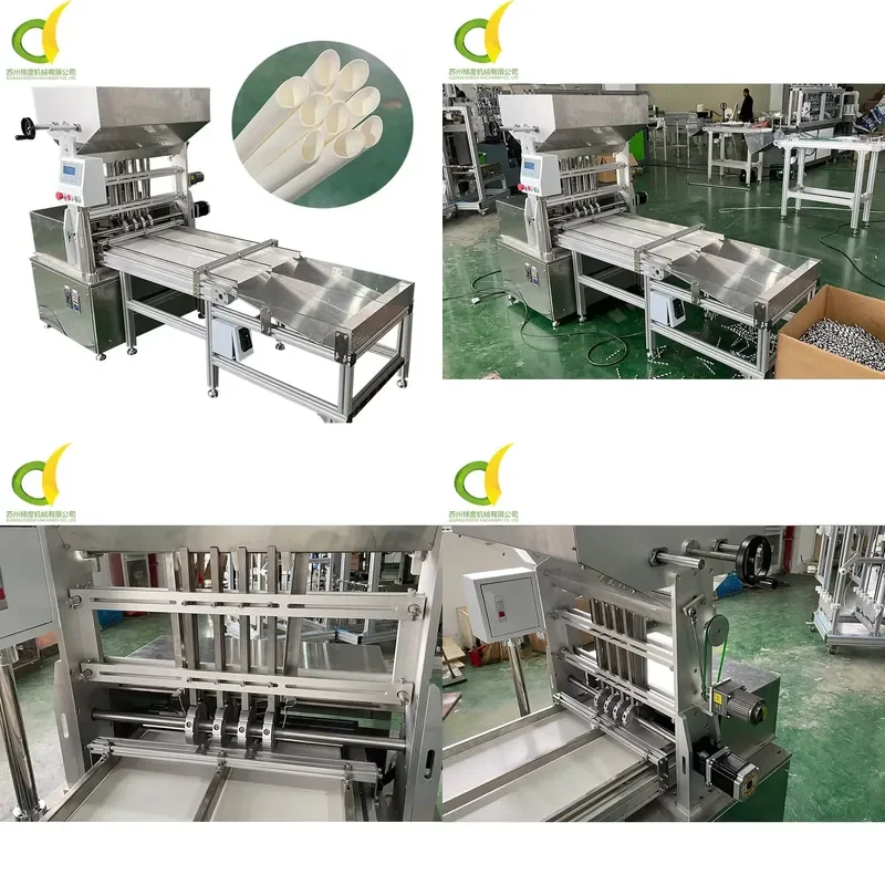 2026 CE Automatic Paper Straws Bevel Cutting Machine High Speed Angle Straws Making Machine