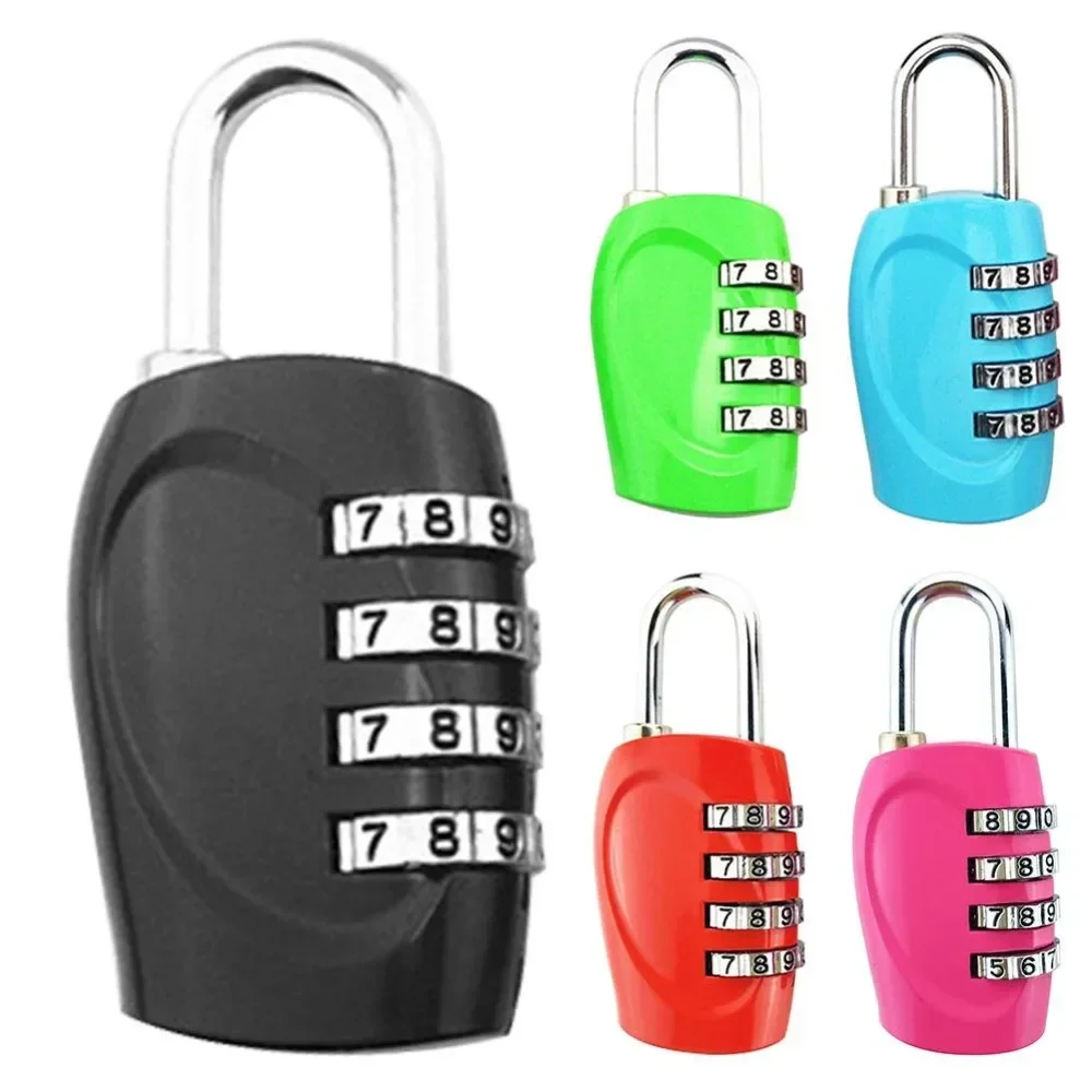 4 zifferblatt Digit Passwort Lock Kombination Koffer Gepäck Metall Code Passwort Schlösser Padlock Reisen Sicher Anti-Diebstahl Cijfersloten