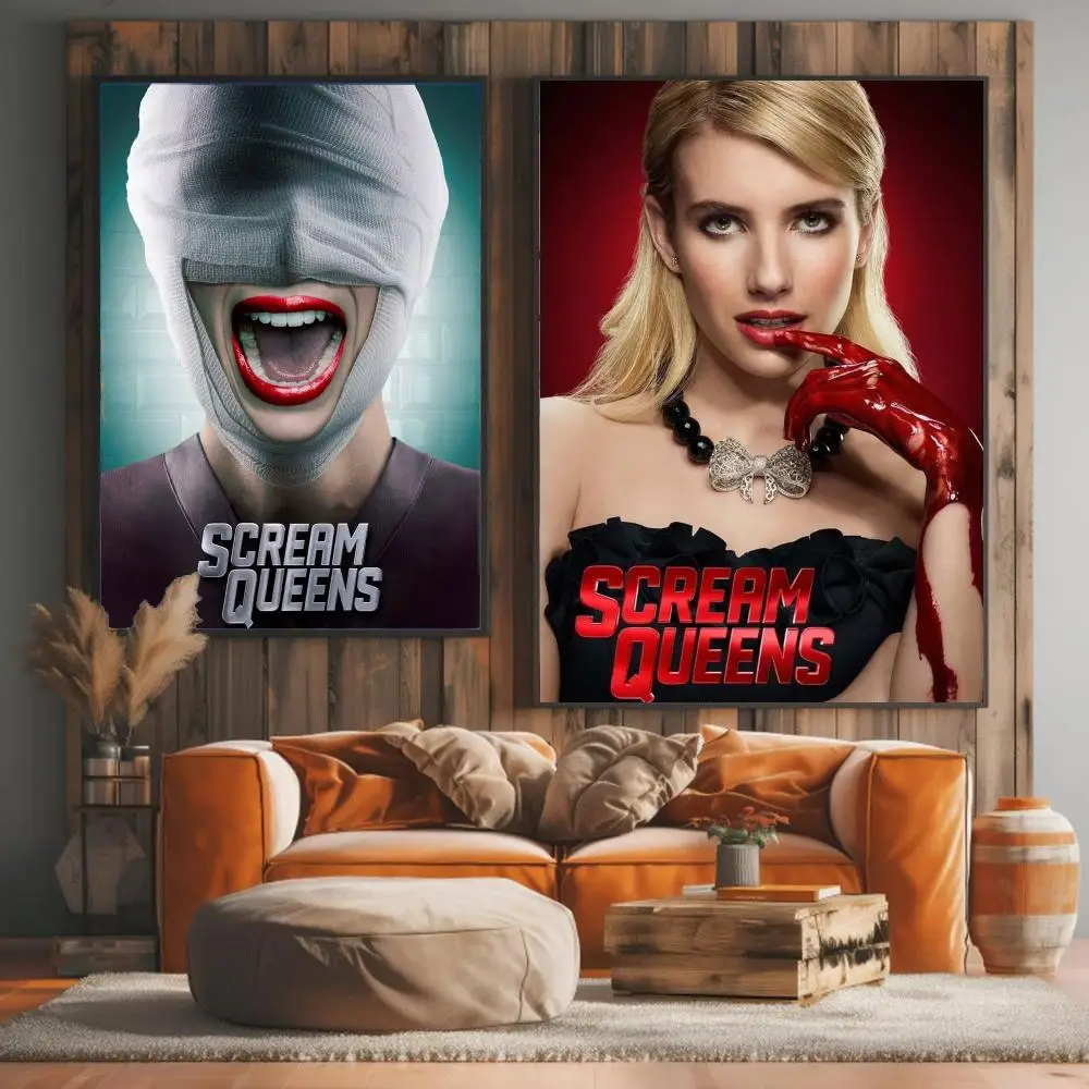 tv series S-Scream Queens-S Painting Calligraphy Elegant Botanical Decor for Living Room Modern Interior Design