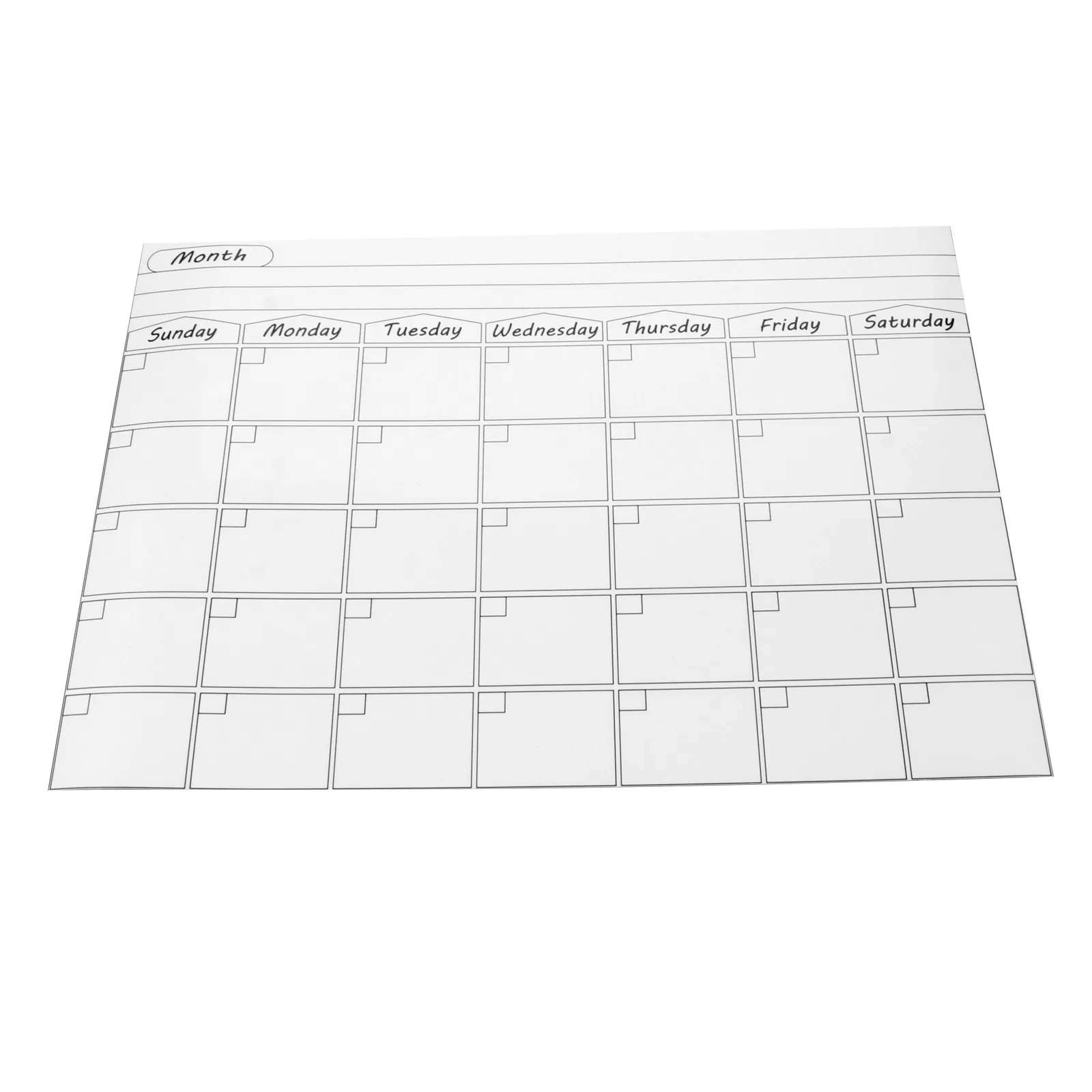 

Магнитная доска для сообщений на холодильник, 1 шт., стираемая наклейка-планировщик, инструмент для напоминаний, многоразовая поверхность для письма, органайзер для расписания