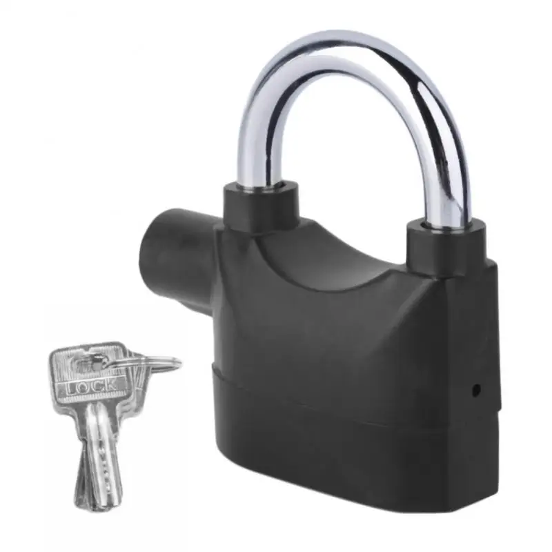 Waterproof Siren Alarm Padlock Alarm Lock Bike Perfect Security With 110dB Alarm Pad Locks Bike Lock