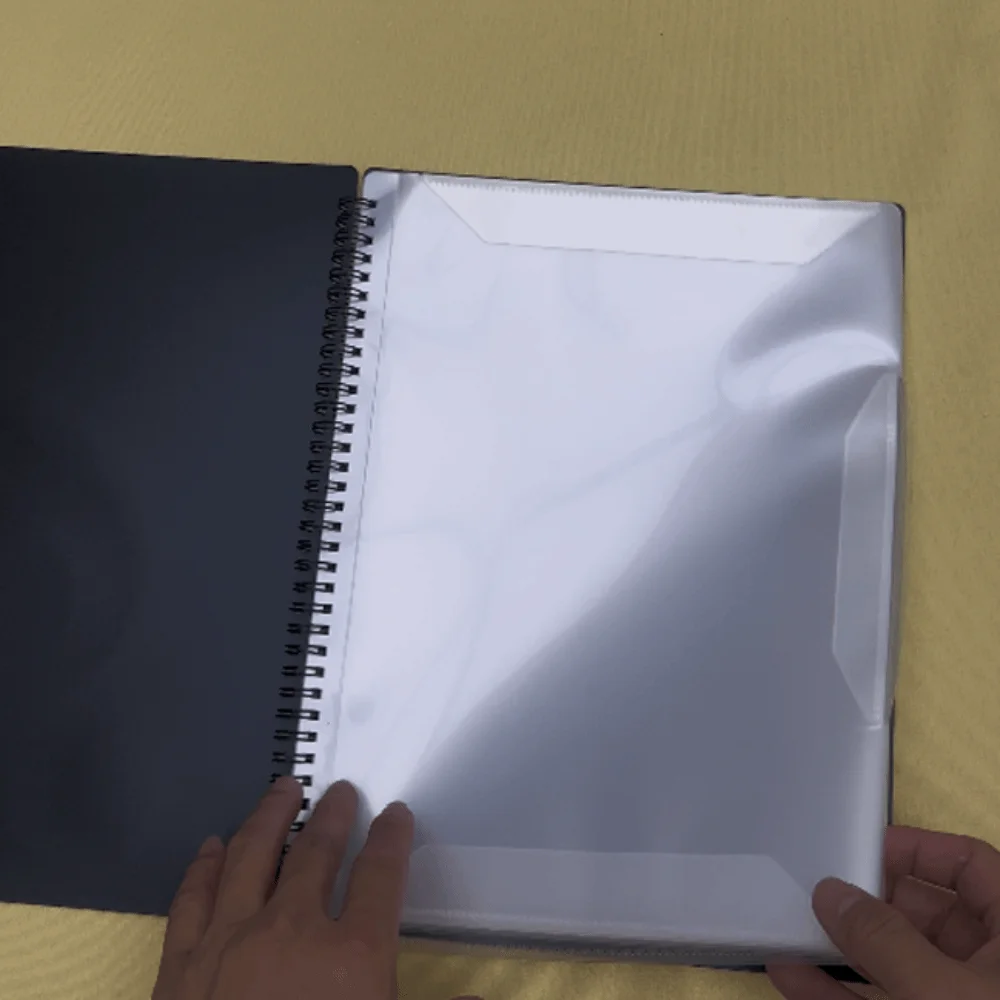 連続ページデザイン多層楽譜フォルダー取り外し可能書き込み可能ピアノ楽譜フォルダー柔軟なレターサイズ対応