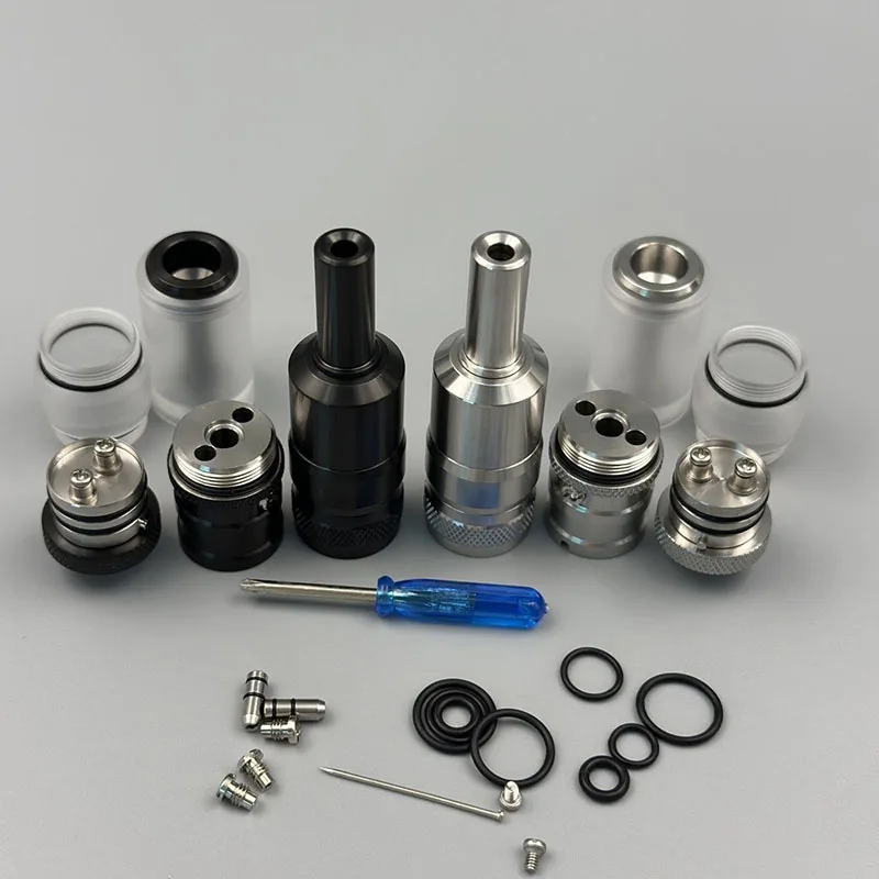 FeV Flash-e-Vapor Mini RTA 17mm Diameter 3.0ml 316 SS E 510 Thread Mod atomizer tank for coils & atomizers - gallery image 3