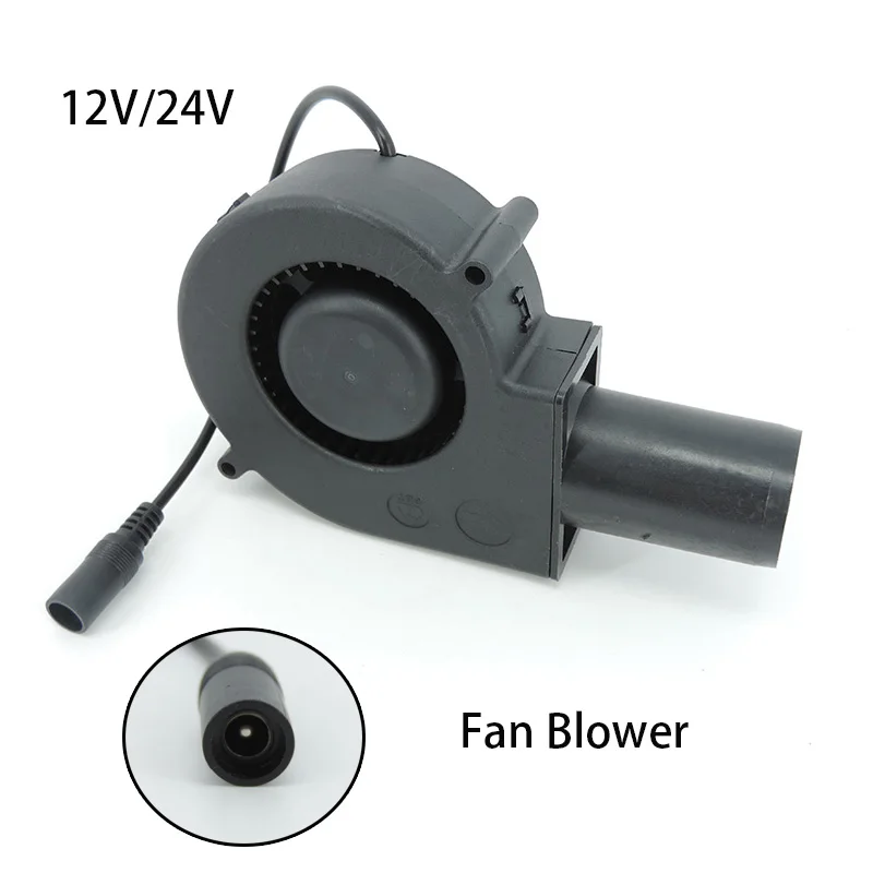 Turbo Centrifugal Fan Blower 12V/24V 97*97*33mm DC Brushless 97mm Blower Cooler Fans for Barbecue vehicle Seat