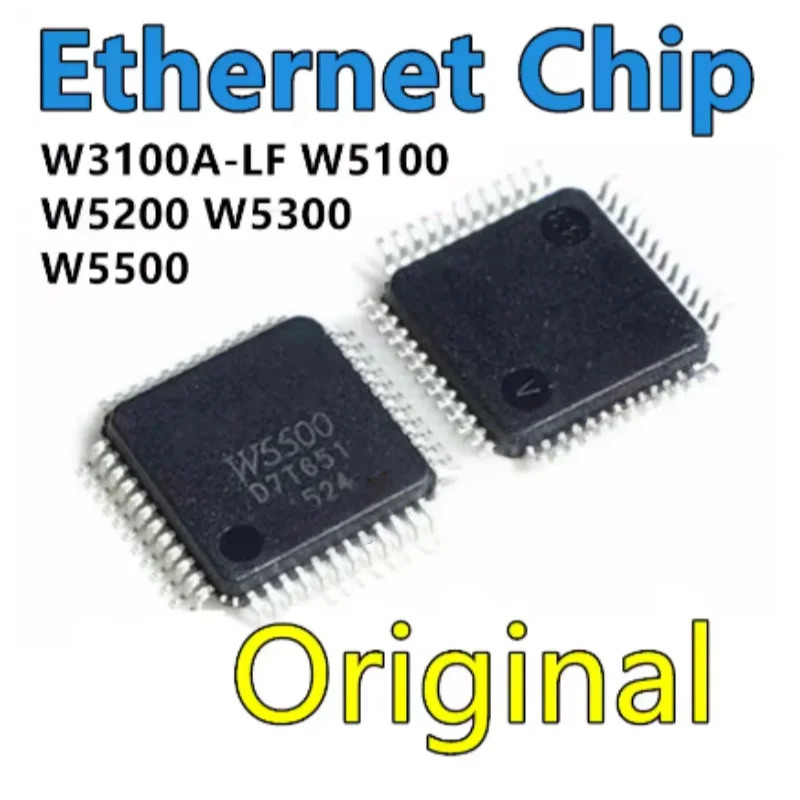 W3100A-LF W5100 W5200 W5300 W5500 Chip IC LQFP48 QFN48 100 64 WIZNET QFP Ethernet controller chip Hardware TCP/IP protocol chip