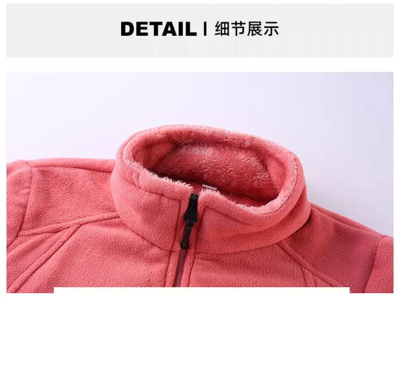 Y2k Green Clothes Autumn Winter Jacket Thicken Thin Sweatshirt Women Coat Coral Fleece-lined Zipper Casual Warm Windproof Cold