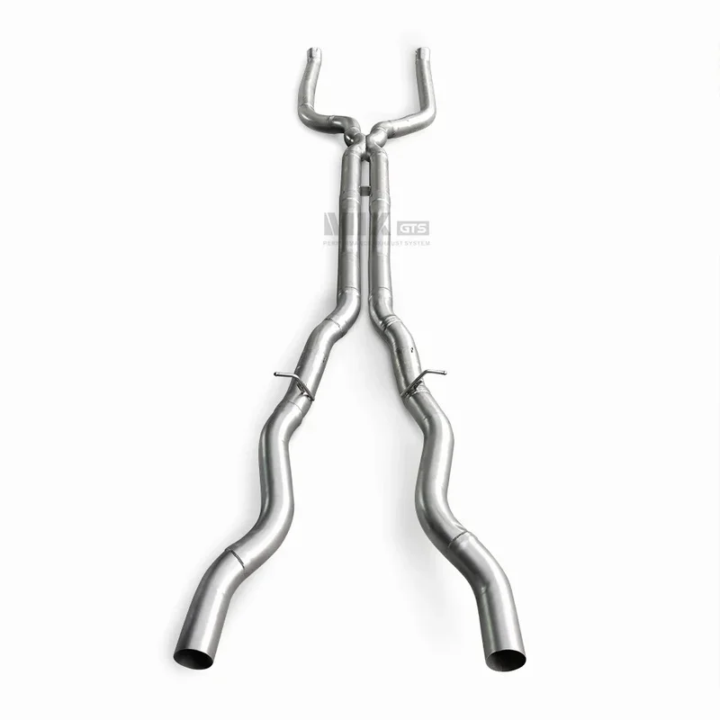 BMW M550i G30 N63 4.4T 2017-2022 SS304 High Flow Mid Pipe TIG Welded and Bolt On Deep Tone Performance Racing Muffler System Kit