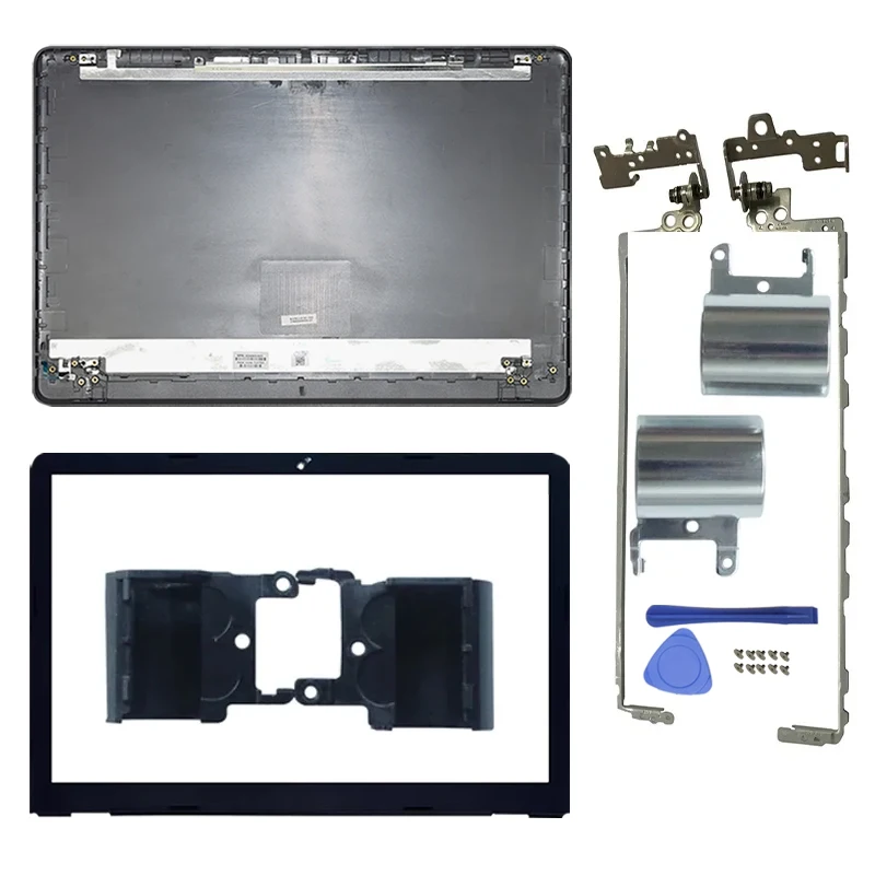 جديد شاشة الكمبيوتر المحمول LCD الغطاء الخلفي/الإطار الأمامي/المفصلات/المفصلات غطاء الملحقات ل HP بافيليون 15-BS 15T-BS 15-BW 15Z-BW 250 G6