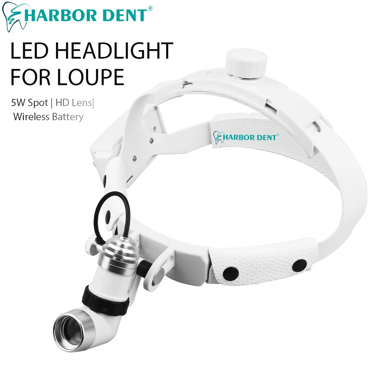 

Dental Headlight Adjustable 5W Light Point For Clearer Vision And Bright With LED Lamp Binocular Loupe Dentist Equipment