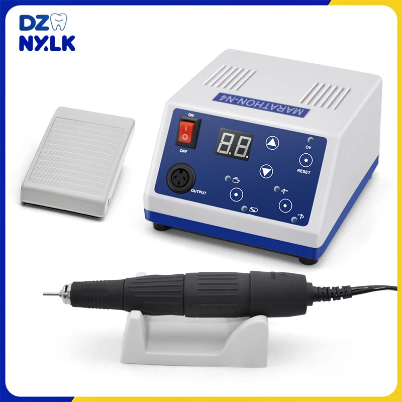 Dental 45000Rpm Marathon-N4 Micromotor Electric Manicure Drill Polishing Machine H37LN Handle Dental Lab Grinder Polishing Tools