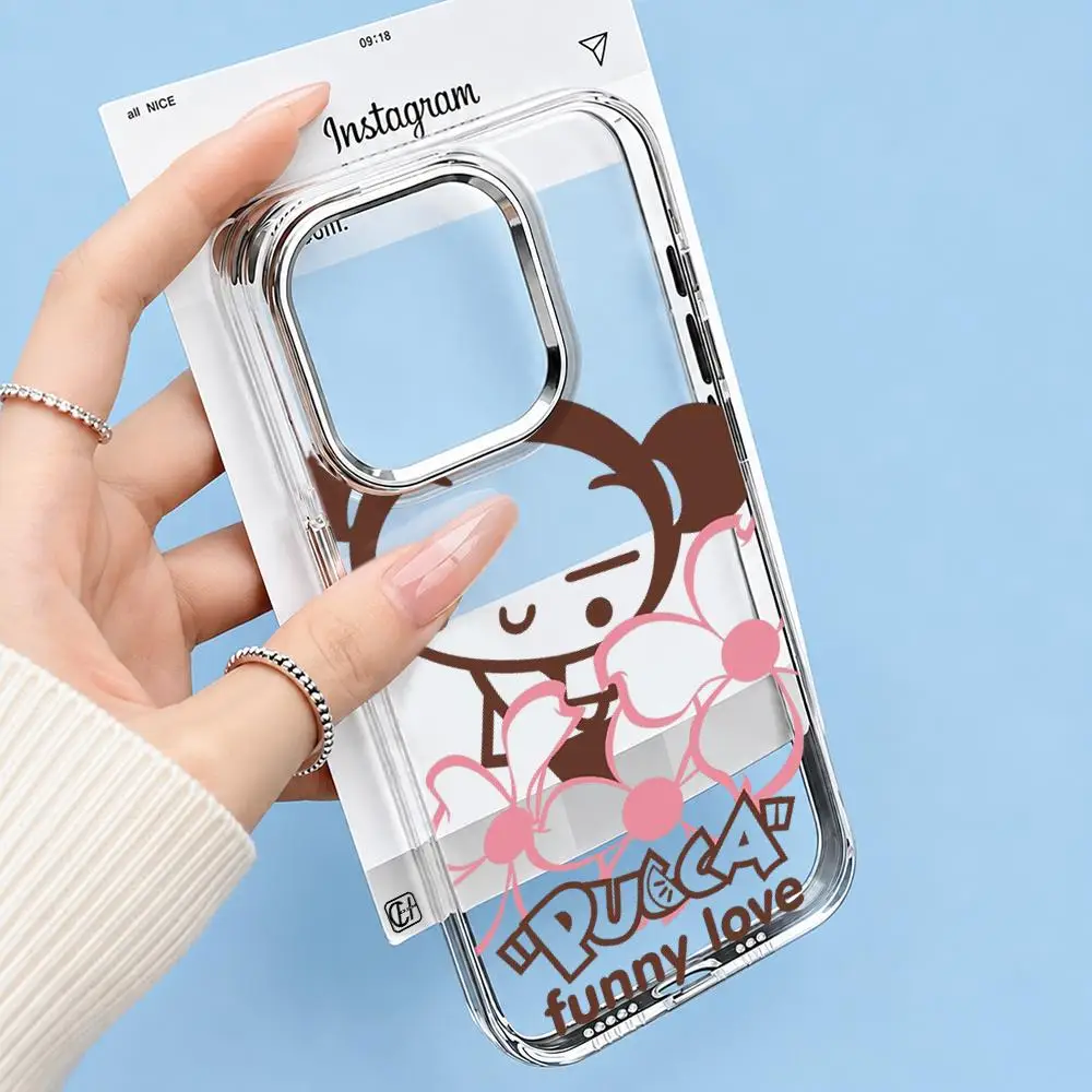 Coque de téléphone Cartoon P-Puccas Garus pour iPhone 17 16 15 11 12 13 14 Pro Max 16 Plus 12 Mini 7 8 XR XS 15Pro MAX