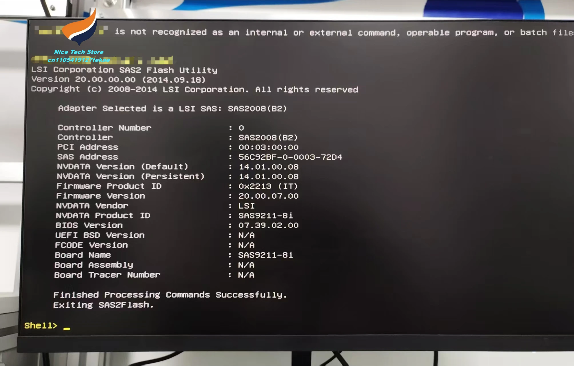 9211-8i inspur IT Mode HBA SAS 6Gbps FW:P20 SATA Controller NAS ZFS unRAID