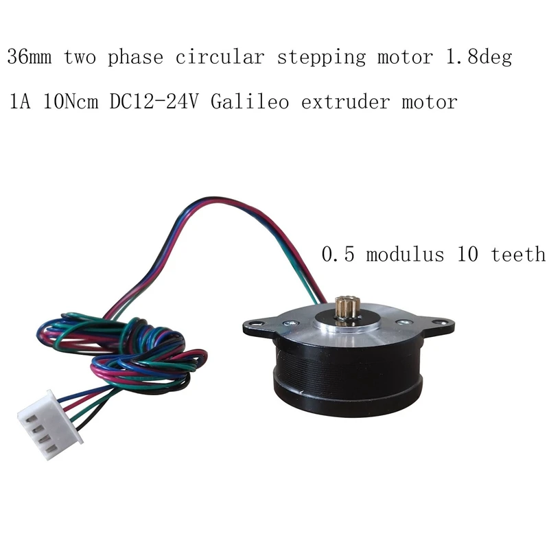 Nema14x17mm Stepper Motor 1.8Deg 1A 10N.Cm For Orbiter/Sherpa Mini Extruder Voron 0 /0.1 /2.4