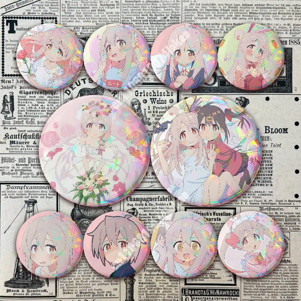 Oyama Mahiro Onimai I'm Now Your Sister Button Badge 2PC Sets for Bags & Clothes & Accessories Metal Pin Vibrant Collection