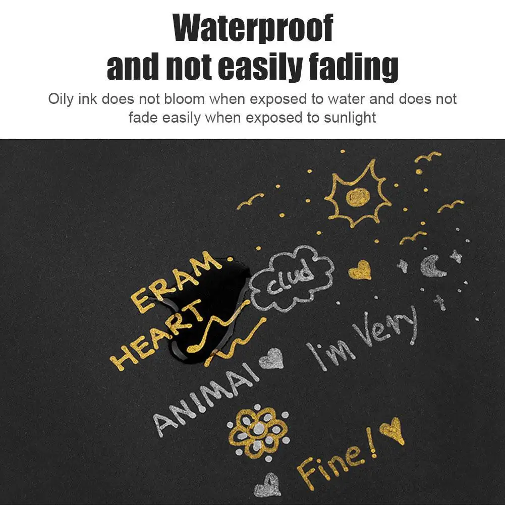Auto color waterproof paint pen Body paint pen Oil-based waterproof industrial marker signature Polishing paint universal pen
