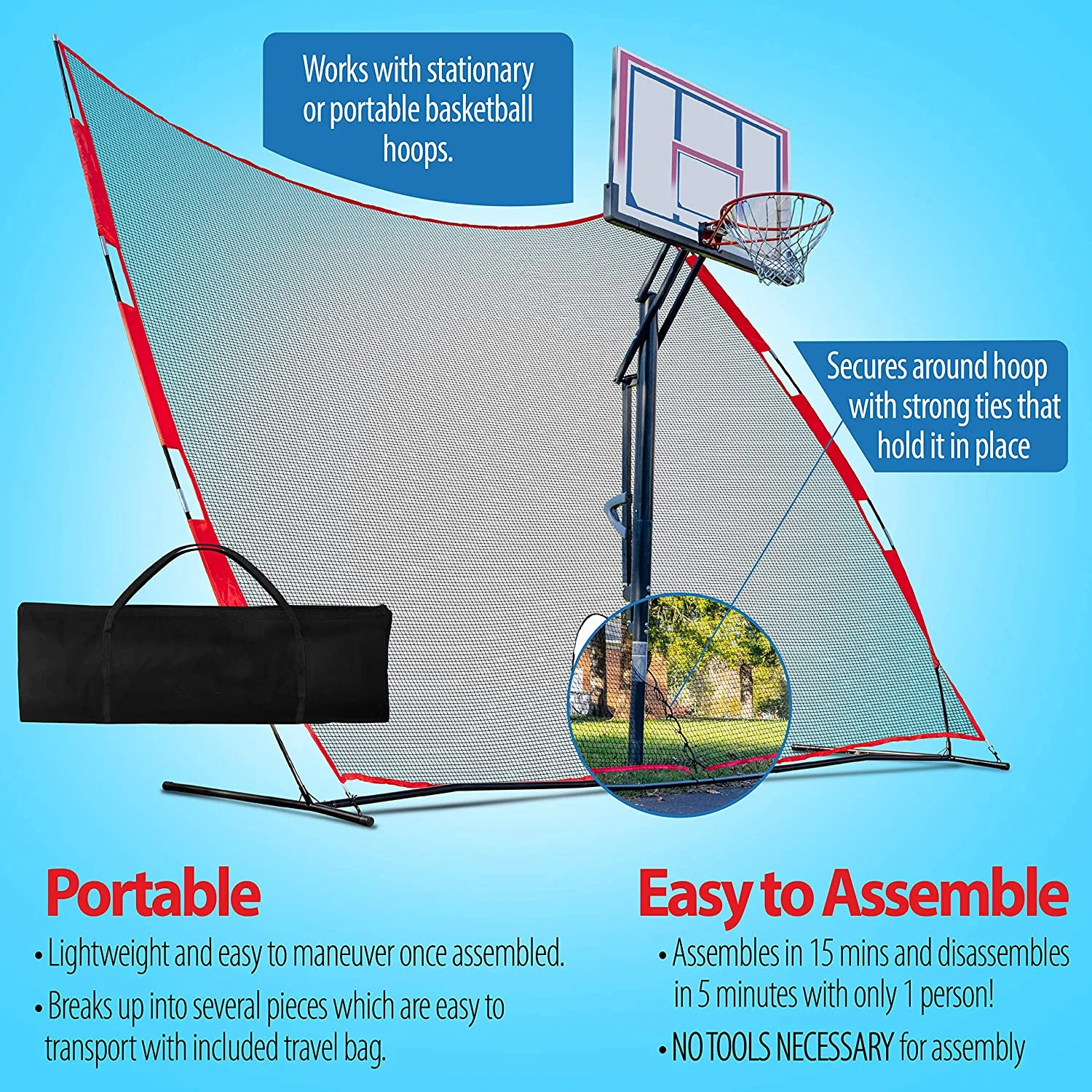 

Высококачественная возвратная сетка для баскетбола и отбойник, заводская цена, баскетбольная сетка, барьерная сетка