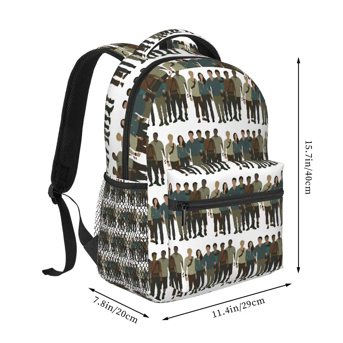 Dylan O'Brien Thomas Brodie-Sangster Kaya Scodelario Ki Hong Backpack Student Boys Girls BookBag School Bag Laptop Shoulder Bags