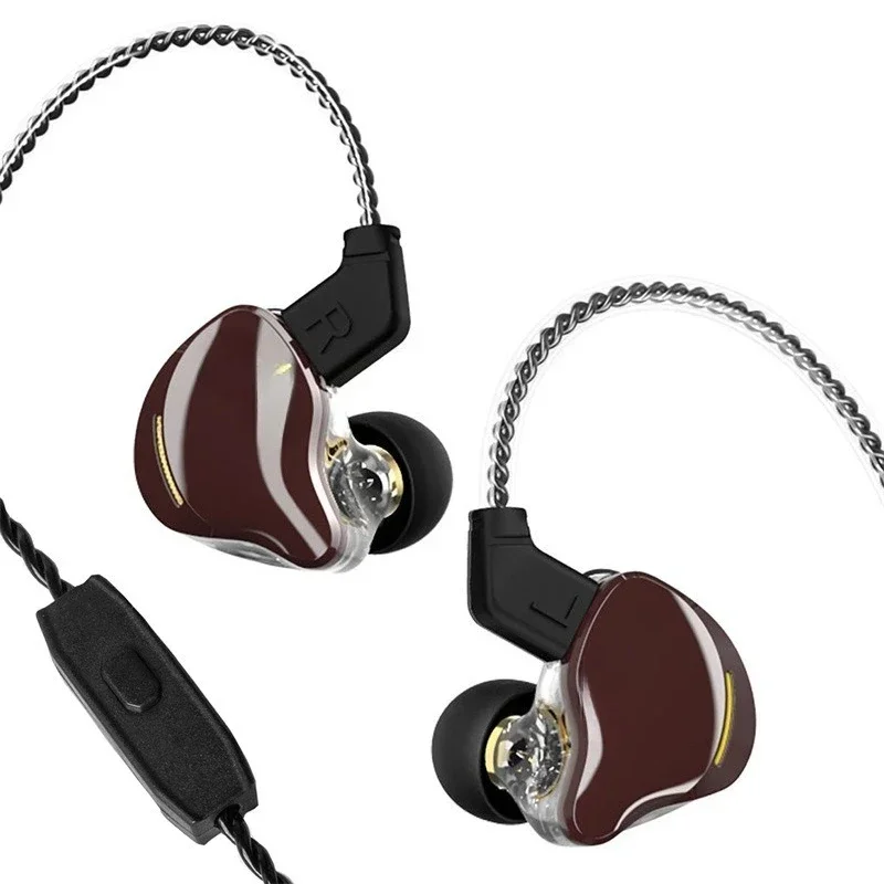 Audio coffee bean coffee bean single action ring HIFI in-ear earphone live broadcast Type-C port