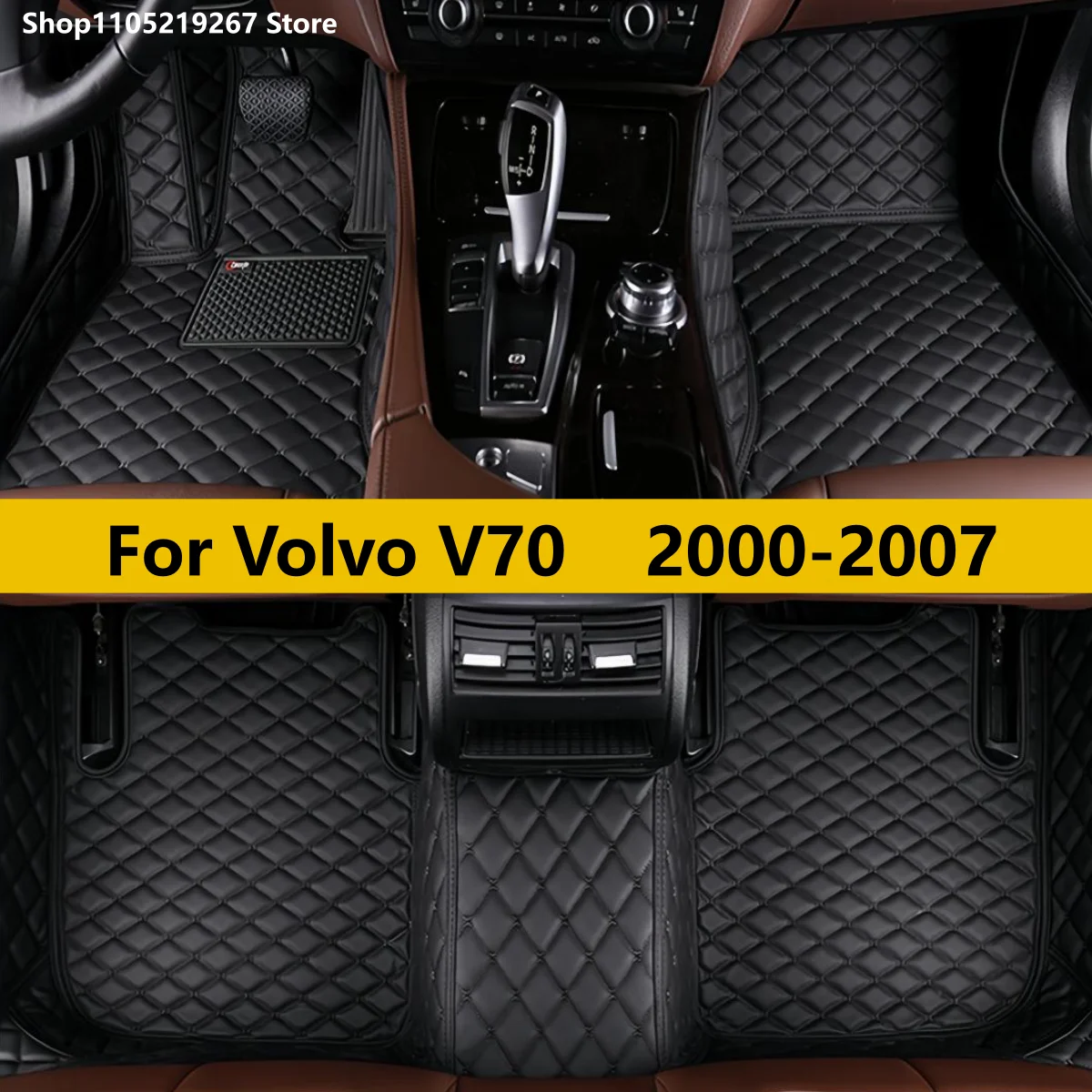 

Автомобильные коврики для Volvo V70 2000-2007, комплект напольных ковриков, коврик, детали интерьера, ковер, антигрязевая накладка, автомобильные аксессуары