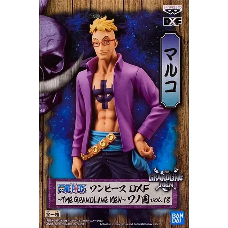 Original Bandai ONE PIECE Wanda Denjiro Aramaki Marco Izou Ulti Drake Kid Anime Action Figures Collection Ornaments Figure Toys