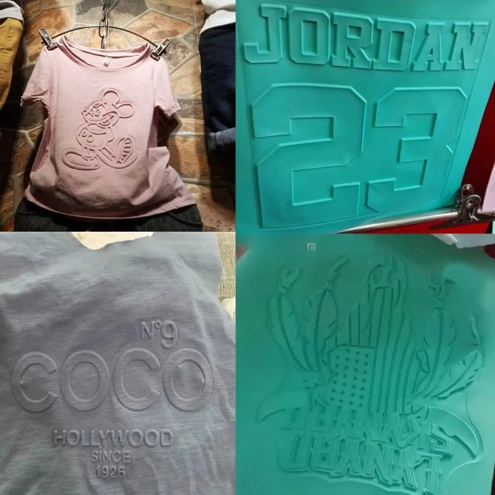 Factory Direct Embossing Machine Clothing Embossing Machine T-shirt Clothing Concave-convex Embossing Machine