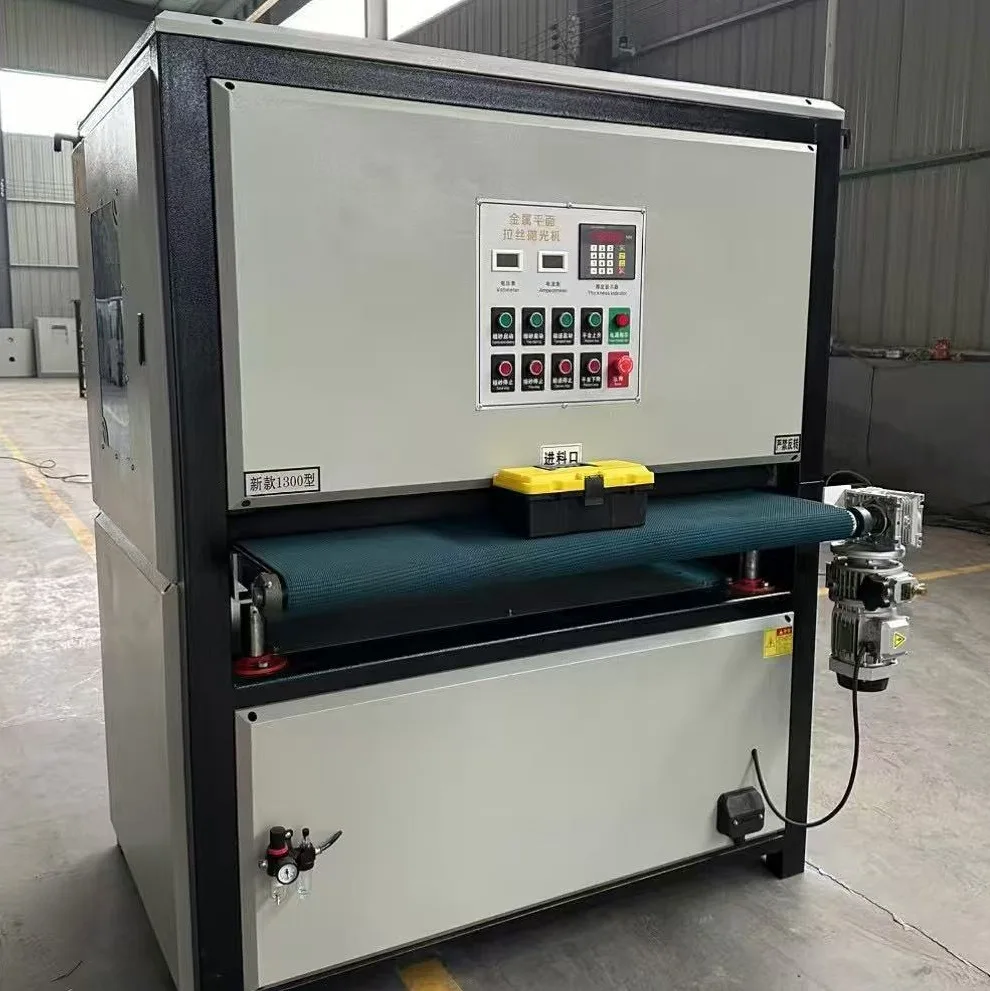 Ce Standard Automatic Plane Polishing Machine Small All-in-One 400mm 600mm 800mm Water Grinding Metal Sanding Brush Machine