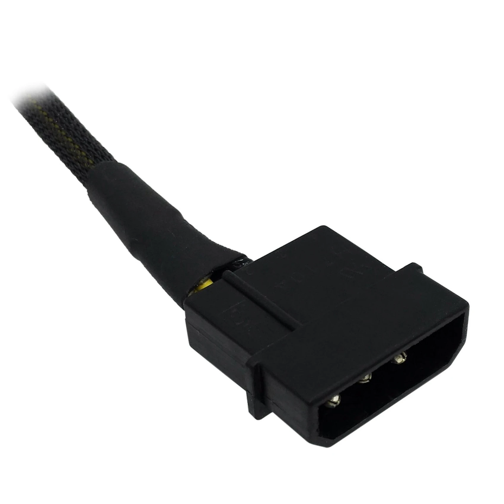 A52T2 Pcs LP4 Molex Male to CPU 8 Pin (4+4) EPS-12V Power Adapter Converter Sleeved Cable 13-Inch(33cm)