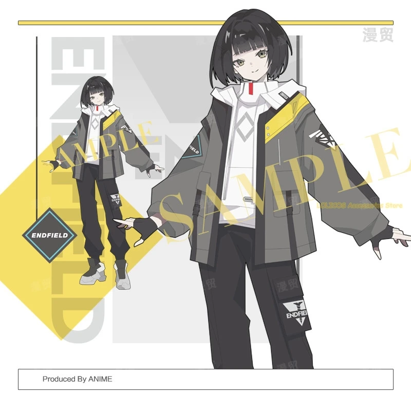 Game Arknights: Endfield Endministrator Cosplay Costume Autumn Fashion Unisex Wind Coat Hoodie Tops Daily Coat Jacket Pants Suit