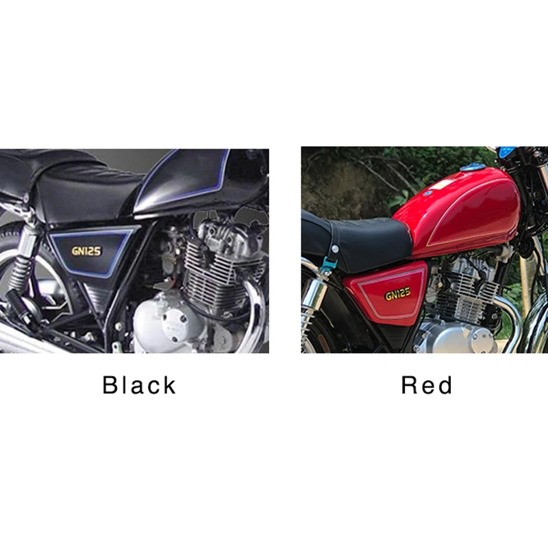 Red Motorcycle Battery Side Cover Frame Side Covers Panels for Suzuki GN125 GN 125