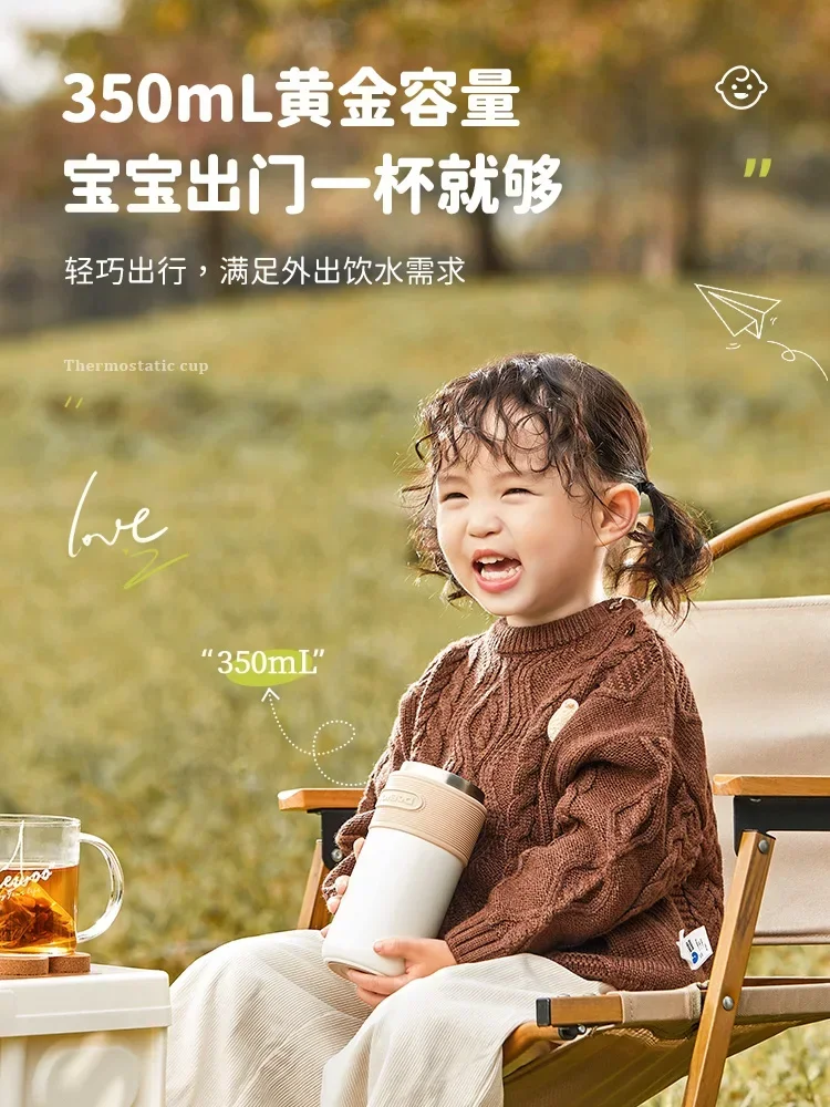 Bollitore elettrico portatile con ricarica Wireless 110V/220V con controllo della temperatura per viaggi e uso domestico