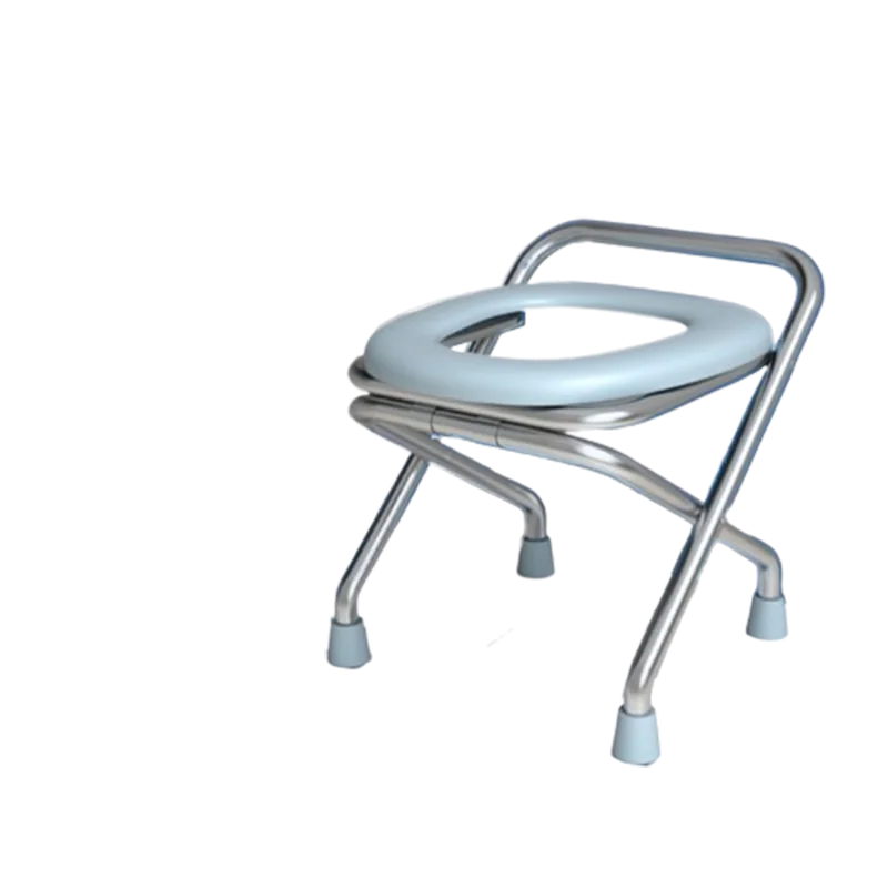 Folding Elderly Shower Stool Stainless Steel Adult Foldable Shower Stool Restroom Handicap Chaise Pliantes Home Furniture