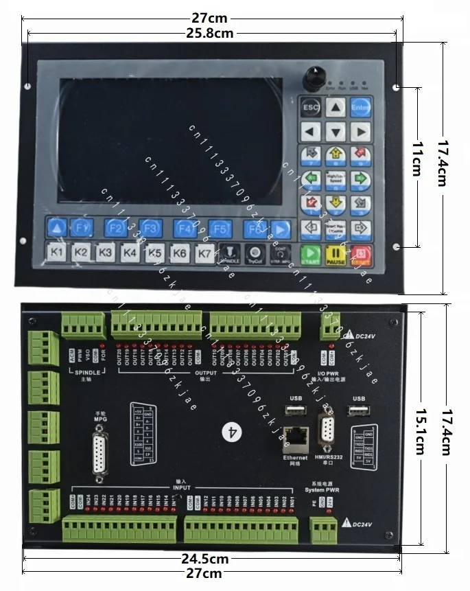 Digital Dream DDCSExpert 3/4/5 Axis Plc Controller with ATC and Slave Function for Turning on Or Off The Stepper and Servo Syste
