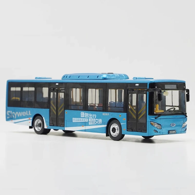 

Diecast 1:42 Scale H12 New Energy Bus Alloy Car Model Finished Product Simulation Toy Collection Gift Static Model