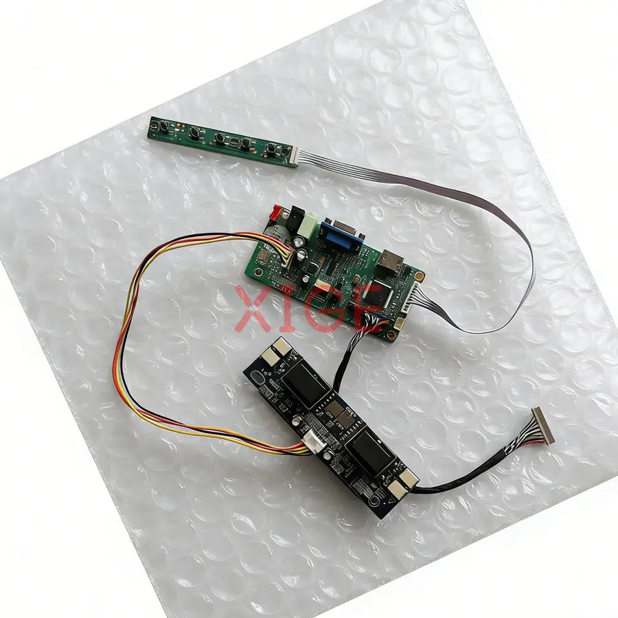 

LCD Screen 58C Drive Controller Board Fit HT15X13 TM150XG T150XG01 HT15X15 20 Pin LVDS 4-CCFL 1024x768 VGA+HDMI 1024*768 DIY Kit