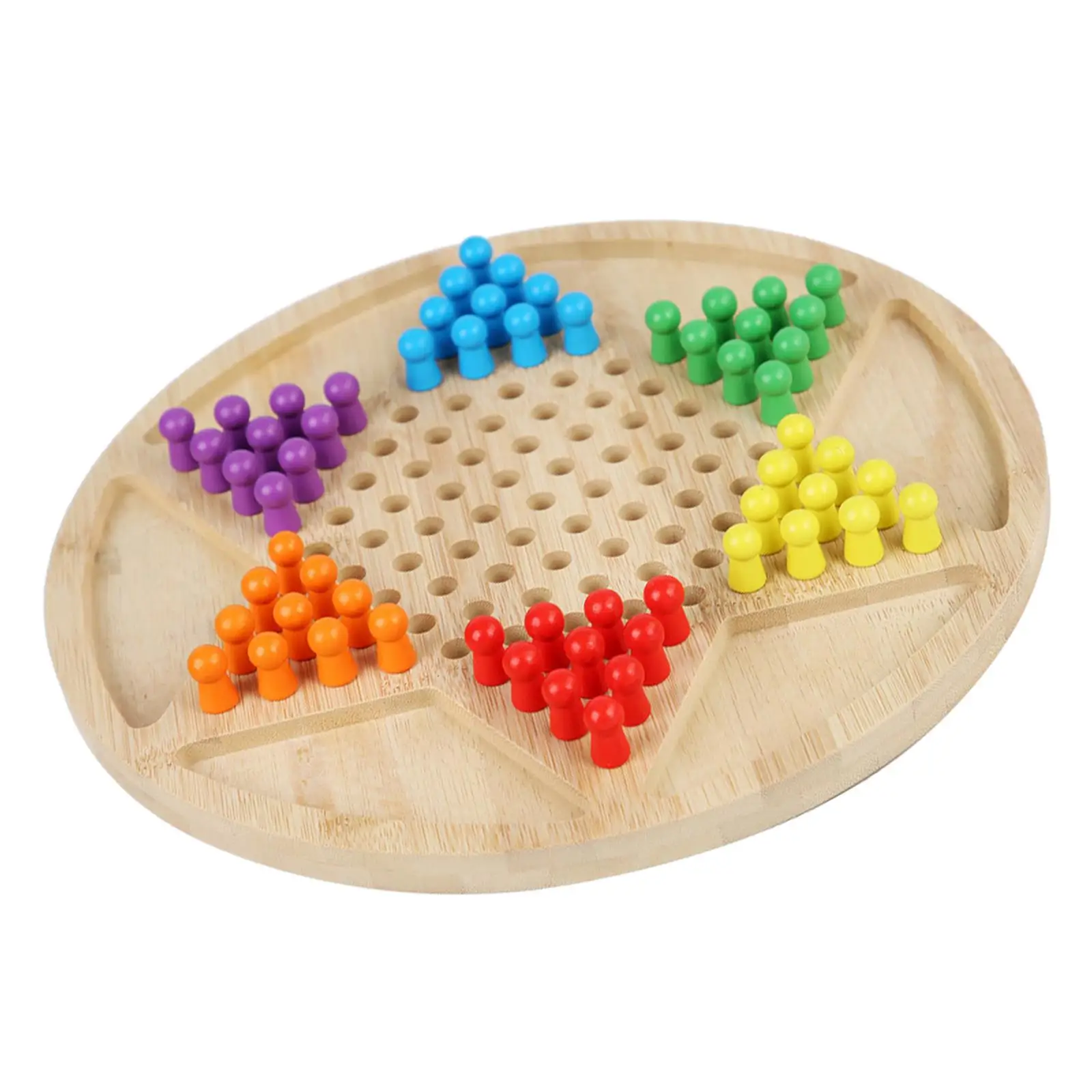 Peg Solitaire Board Game Strategy Board Game Marbles Game Board Chess Wooden Kongming Chess Chinese Checkers Set Board Games