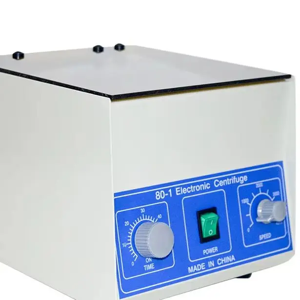 

Настольная электрическая лабораторная центрифуга Лабораторные принадлежности Медицинская практика 4000 об/мин 20 мл x 6 Модель 80-1