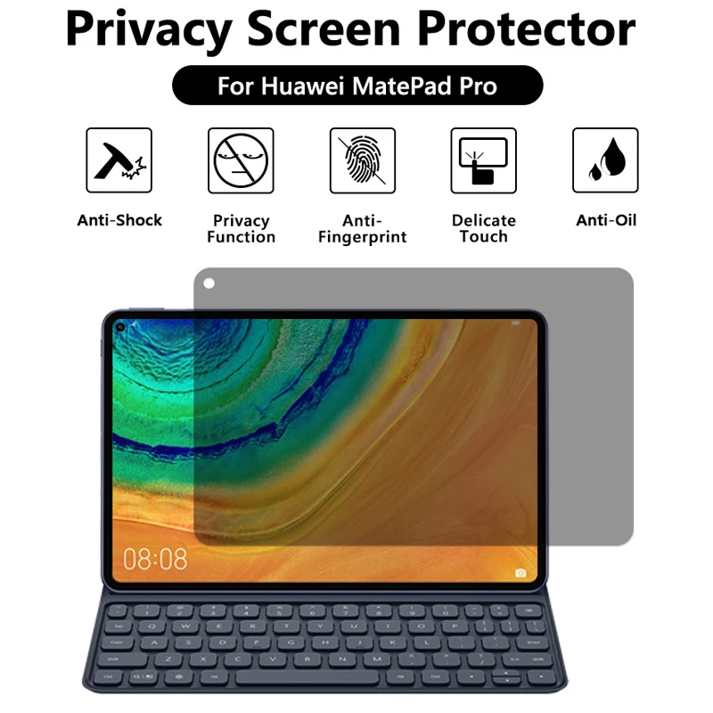 Huawei Matepad 10.4 11 인치 Pro 10.8 12.6 T10S C5 10.4 M5 Anti-Peep Anti-spy Matte Film 방수 눈부심 방지 지문 방지용 개인 정보 보호 화면 보호기