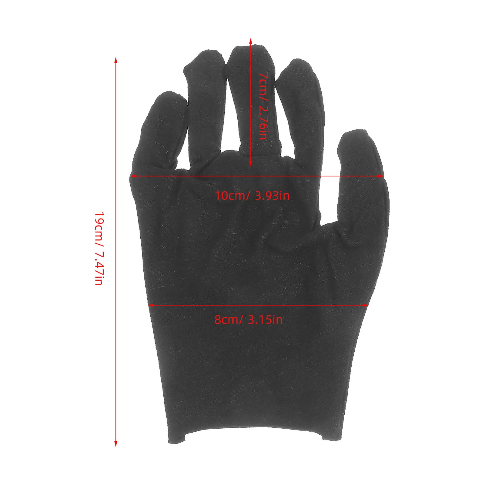 12Pairs Thicken Cotton Hand Gloves Waterproof Slip Resistant Wear Proof Comfortable Safety Work Gloves for Men Women DIY