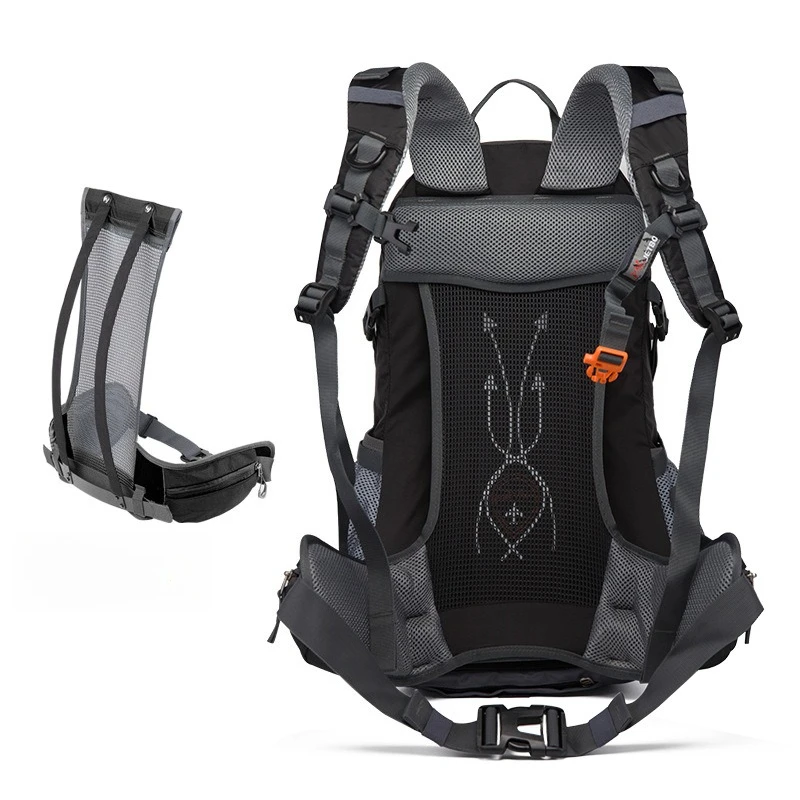 حقائب ظهر للمشي لمسافات طويلة في الهواء الطلق مقاومة للماء للرجال والنساء لتسلق الجبال والسفر والرياضة حقيبة تخييم ذات سعة كبيرة #4