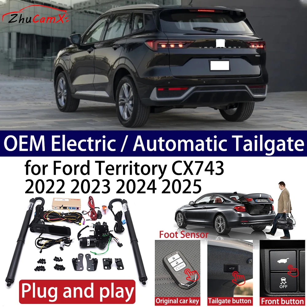 

ZhuCamX for Ford Territory CX743 2022-2025 Car OEM Power Electric Automatic One-Click Smart Liftgate Tail Gate Support Opener