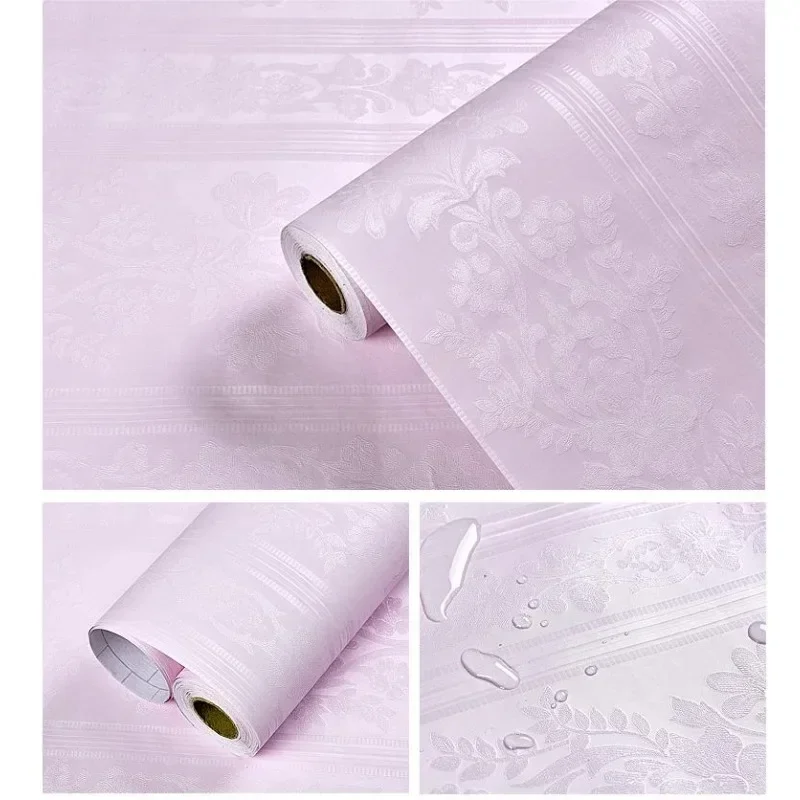 Solid Color Self-Adhesive Macaron Wallpapers Furnitures Cabinet Renovation Sticker Bedroom Vinyl Film DIY Living Room Home Decor