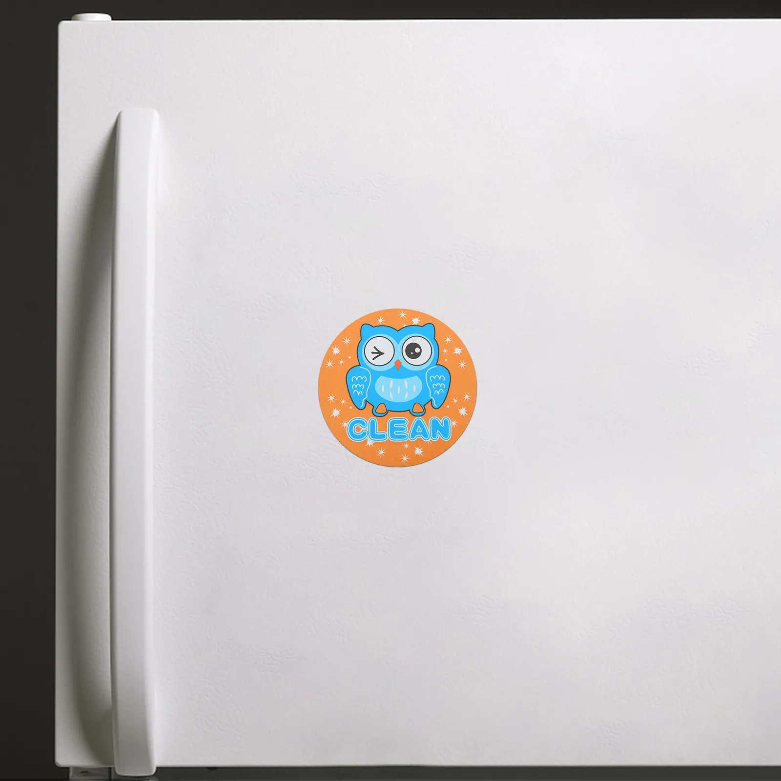 Dishwasher Clean Dirty Magnetic Sign Double Sided Washing Machine Indicator Cartoon Kitchen Magnet Dishwasher Magnet